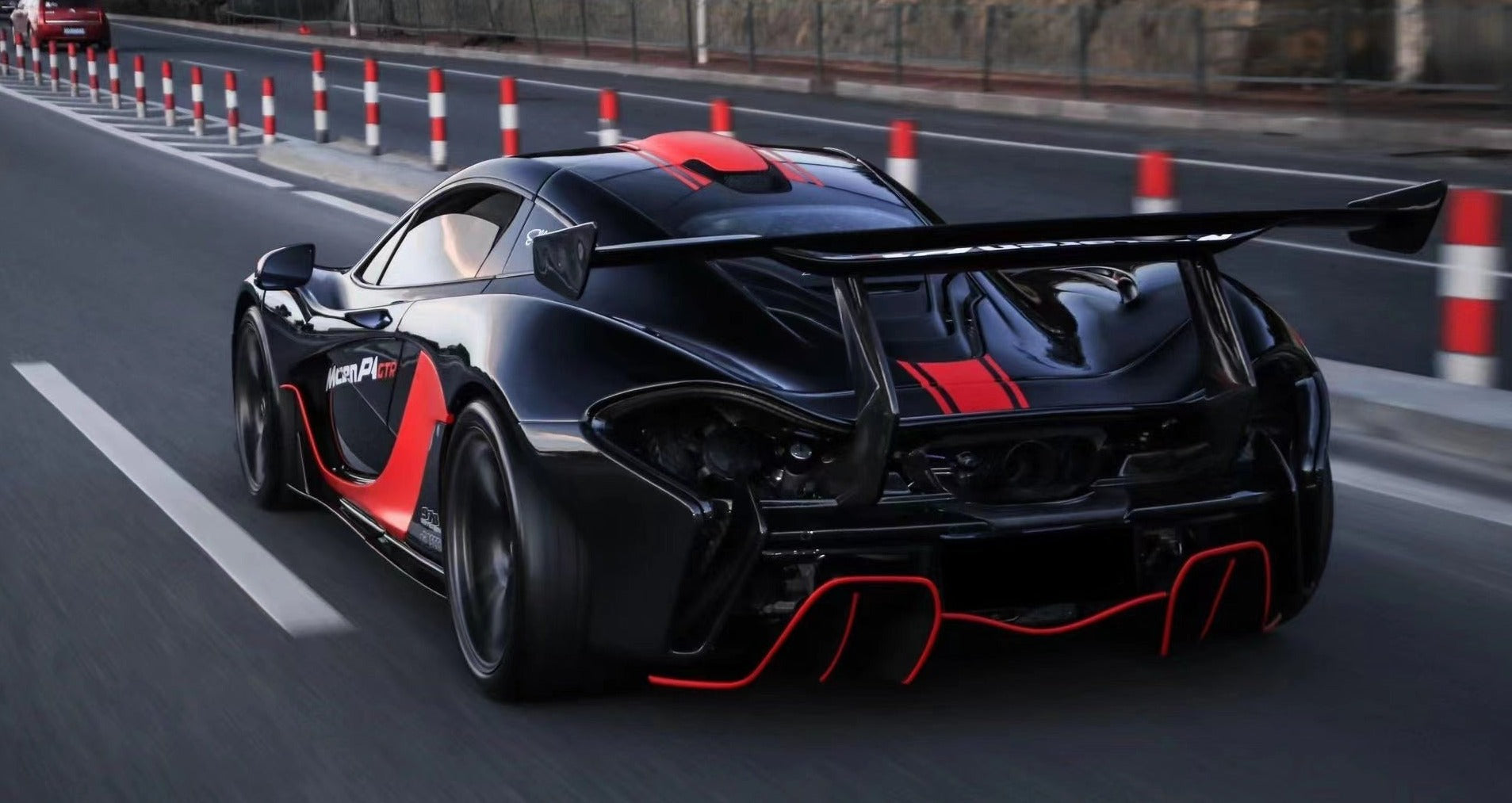 Conversion Dry Carbon Body Kit For McLaren P1 2013-2016 to P1 GTR  Set Include:  Front Lip Front Bumper OEM Part Fron Bumper Air Intake Cover Side Skirts Side Air Intake Cover Rear Diffuser Rear Diffuser Trims Rear Spoiler (2 types) Trunk/Hood Lid Panel Entrance Material: Dry Carbon  CONTACT US FOR PRICING  Note: Professional installation is required.