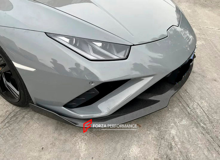 NOVITEC DRY CARBON FRONT LIP FOR LAMBORGHINI HURACAN EVO RWD