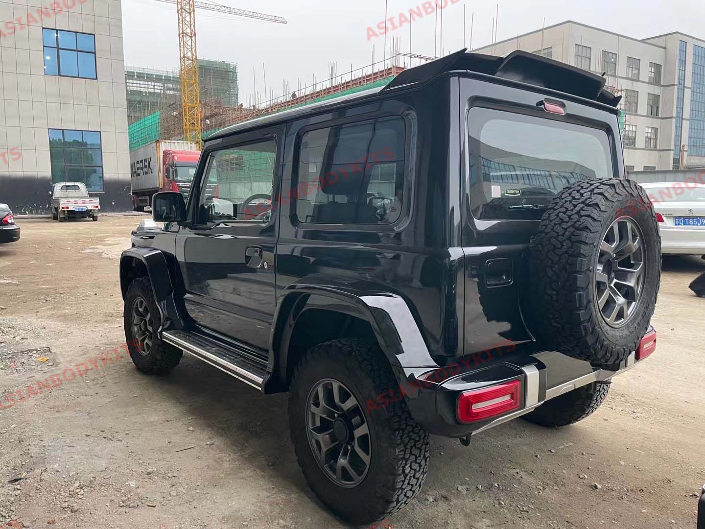 CONVERSION BODY KIT for SUZUKI JIMNY JB74W 2018+ UPGRADE to MERCEDES BENZ G CLASS G63
Set includes:
Front Bumper Assembly
Hood Bonnet
Front Grille
Front Fenders
Front Headlights
Front Headlight Covers
Roof Light Bar
Front Fender Flares
Side Skirts
Side Moldings
Rear Fender Flares
Rear Bumper Assembly
Roof Spoiler
Tail Lights
Material: Plastic PP and ABS
Note: Professional installation is required
Why “Contact Us for Pricing”?
We don’t display fixed prices because our goal is to offer you the most c