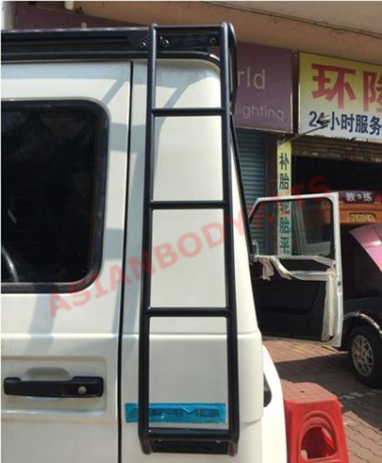 for Benz G class W463 G500 G350 G63 Roof Rack Bar Luggage with Ladder (Sun Roof) - Forza Performance Group