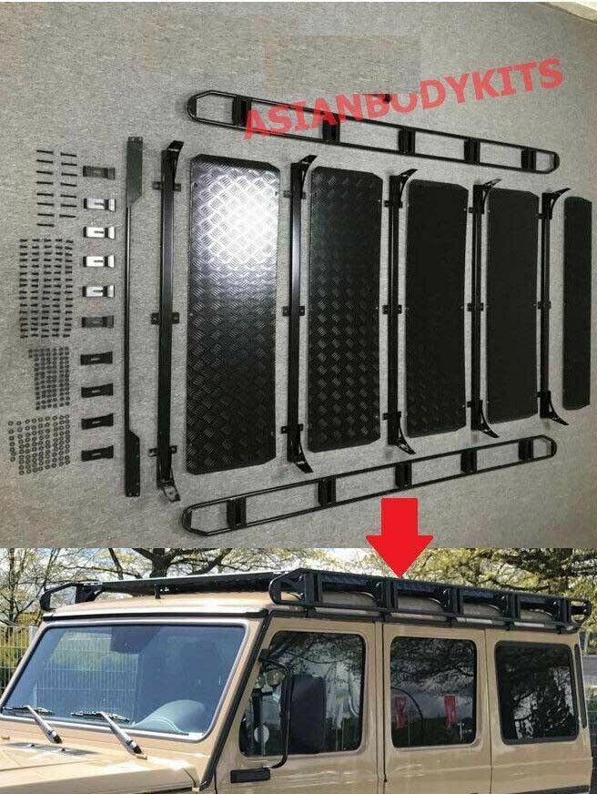 for Benz G class W463 G500 G350 G63 Roof Rack Rail Cross Bar Luggage with Ladder