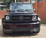 for Mercedes Benz G-class W463 Chrome LED Headlights Mans 1986 - 2006 G500 G55 - Forza Performance Group