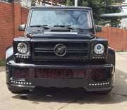 for Mercedes Benz G-class W463 Chrome LED Headlights Mans 1986 - 2006 G500 G55 - Forza Performance Group