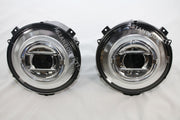 for Mercedes Benz G-class W463 Chrome LED Headlights W464 style 2007 - 2017