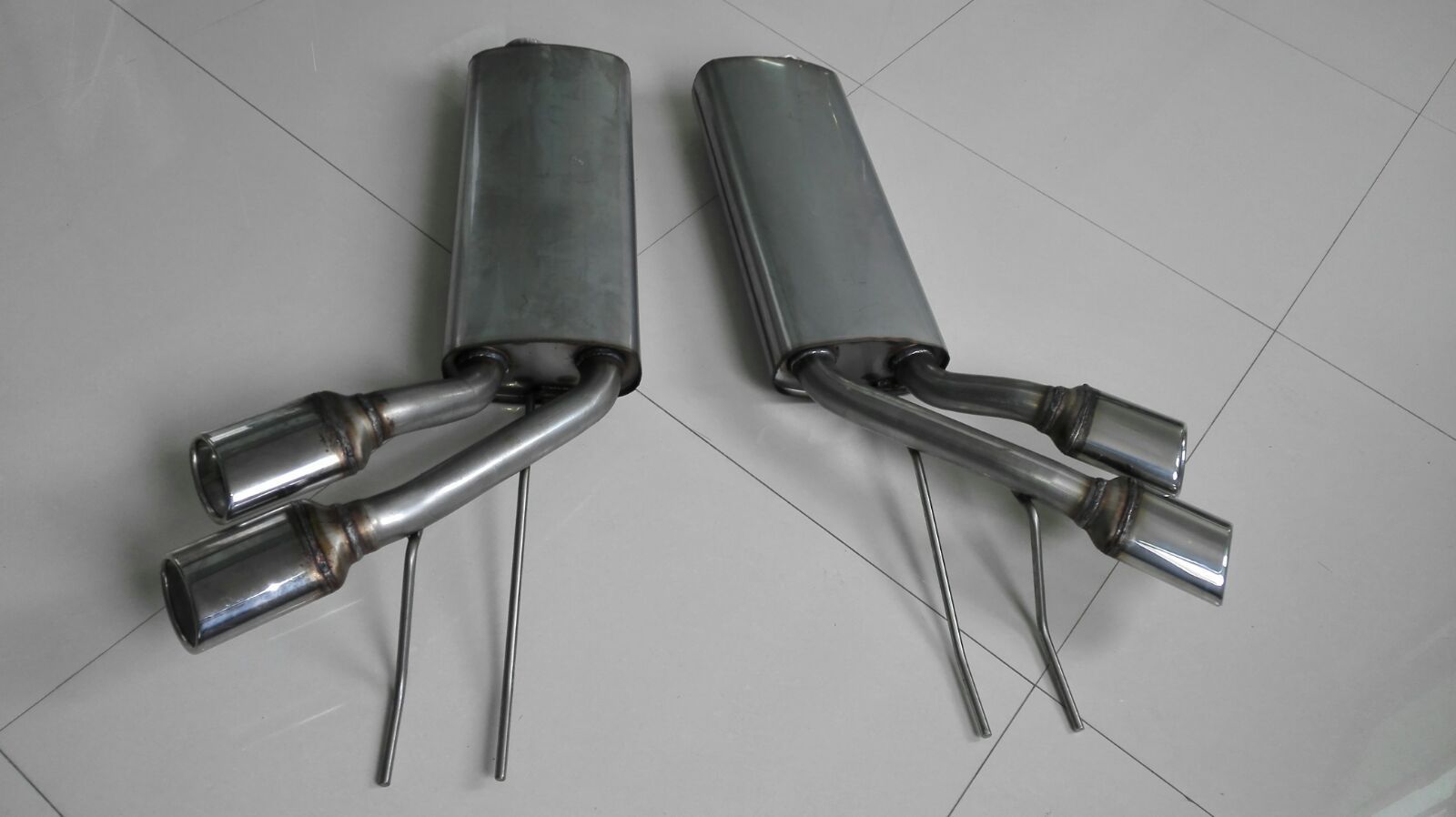 for Mercedes Benz G class W463 G55 G63 AMG Exhaust Muffler with tips G550 - Forza Performance Group