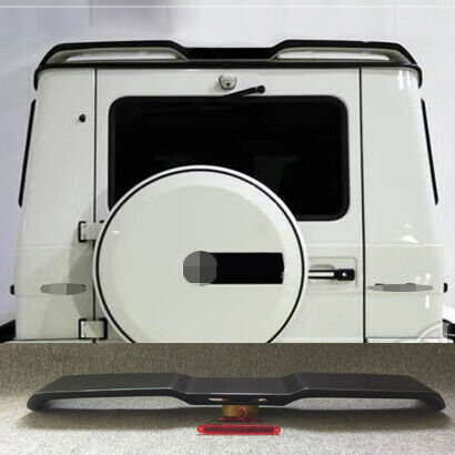 thumbnail image 2 of Front Roof Spoiler Fits For Mercedes Benz G Class W463 G500 G550 G55 G63 G65 AMG Wagon 2013-2018 Custom Parts Carbon Fiber Window Wing Lip Spoiler Body Kits Factory Outlet (with Led 2 of 14