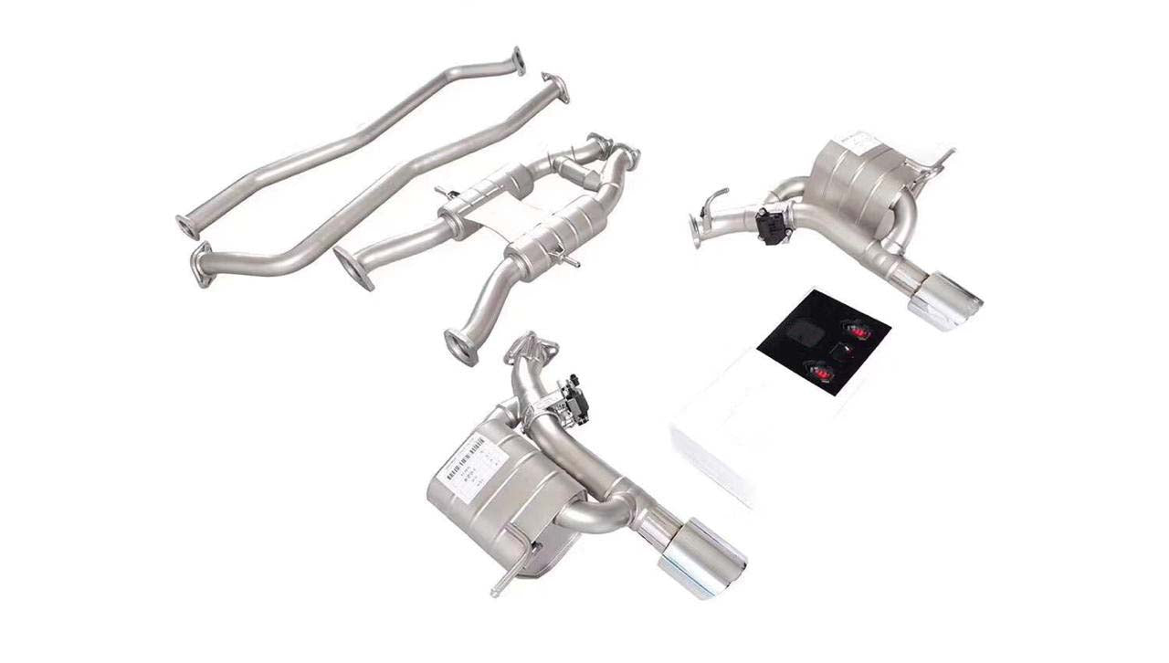 VALVED EXHAUST CATBACK MUFFLER for Jeep Cherokee SRT 3.0/3.6T