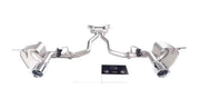 VALVED EXHAUST CATBACK MUFFLER for Jeep Cherokee SRT 3.0/3.6T