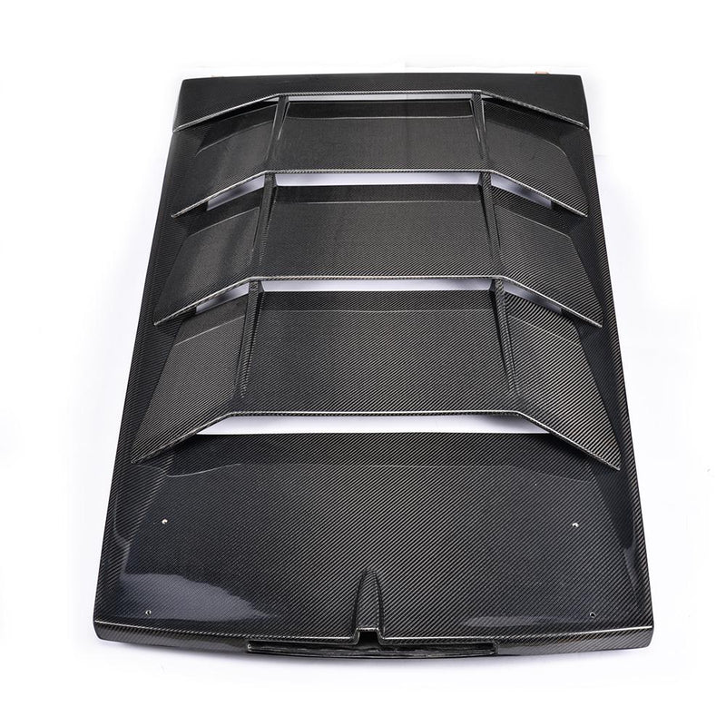 Carbon fiber rear engine hoods cover Fit For 08-12 Lamborghini Gallardo LP550 LP560 LP570