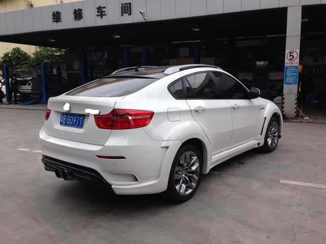 WIDE BODY KIT for BMW X6 E71 2008 - 2012  Set includes:  Front Bumper Side Skirts Fender Flares Rear Diffuser Roof Spoiler