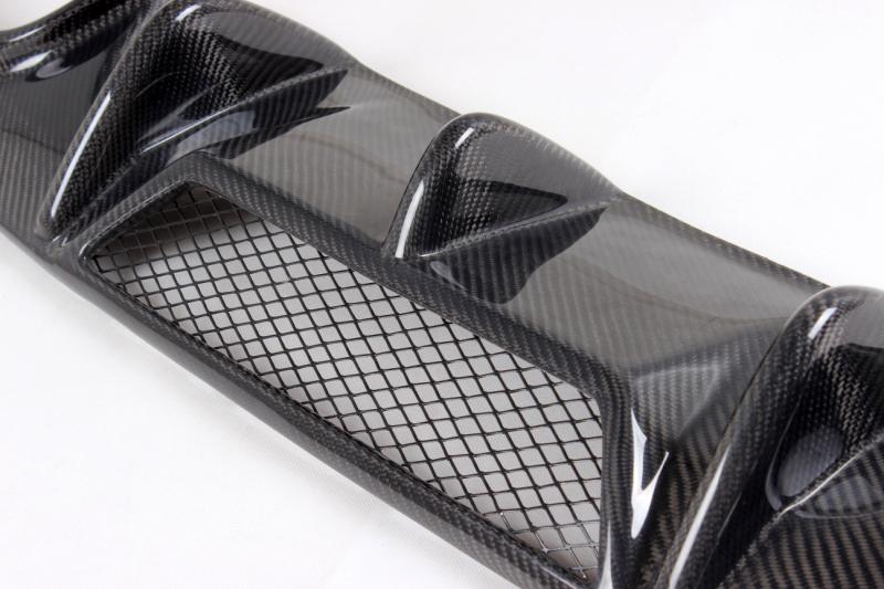 Carbon Fiber Rear Diffuser for W204 C63 AMG Bumper