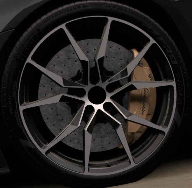 DIONE FORGED WHEELS for LAMBORGHINI URUS, HURACAN, AVENTADOR, MURCIELAGO, GALLARDO