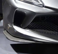 OEM Style Dry Carbon Body Kit For Ferrari F8  Set include:   Front Lip Front Lip Canards Hood Trims Side Skirts Rear Air Intlet Trims Rear Diffuser Rear Spoiler Engine Cover Material: Dry Carbon