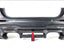 REAR BUMPER WITH DIFFUSER for BMW M4 G82 2020+ Set includes: Rear Bumper Rear Diffuser