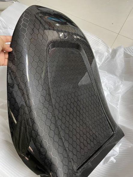 Seat Back Cover for Tesla Model 3 Model S Model X Model Y  Set Include:  Seat Back Cover  Material: Dry Carbon Fiber