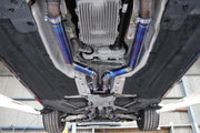 Aggressive Sporty Sound Valved Exhaust Catback Muffler For BMW M8 F93 Gran Coupe 2019+ 4.4L  Set include:  Center pipes Muffler with valves The valve control unit and remote controller Material: Stainless steel  Production time: 10 days  NOTE: Professional installation is required.