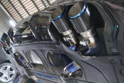 Aggressive Sporty Sound Valved Exhaust Catback Muffler For BMW M8 F93 Gran Coupe 2019+ 4.4L  Set include:  Center pipes Muffler with valves The valve control unit and remote controller Material: Stainless steel  Production time: 10 days  NOTE: Professional installation is required.
