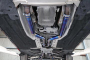 Aggressive Sporty Sound Valved Exhaust Catback Muffler For BMW M8 F93 Gran Coupe 2019+ 4.4L  Set include:  Center pipes Muffler with valves The valve control unit and remote controller Material: Stainless steel  Production time: 10 days  NOTE: Professional installation is required.