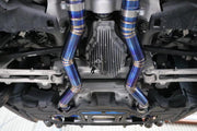 Aggressive Sporty Sound Valved Exhaust Catback Muffler For BMW M8 F93 Gran Coupe 2019+ 4.4L  Set include:  Center pipes Muffler with valves The valve control unit and remote controller Material: Stainless steel  Production time: 10 days  NOTE: Professional installation is required.