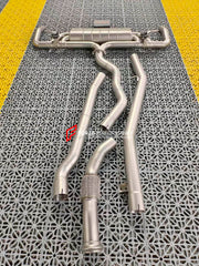 VALVED EXHAUST CATBACK MUFFLER for MERCEDES-BENZ GLS 450 3.0T  Set includes:  Center Pipes Exhaust tips Mufflers with valves