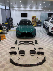 VORSTEINER CARBON BODY KIT FOR BMW M3 G80 M4 G82 2020+  Set include:   Front Lip Front Grille Side Skirts Rear Diffuser Spoiler Material: Real Carbon Fiber  NOTE: Professional installation is required