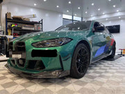VORSTEINER CARBON BODY KIT FOR BMW M3 G80 M4 G82 2020+  Set include:   Front Lip Front Grille Side Skirts Rear Diffuser Spoiler Material: Real Carbon Fiber  NOTE: Professional installation is required