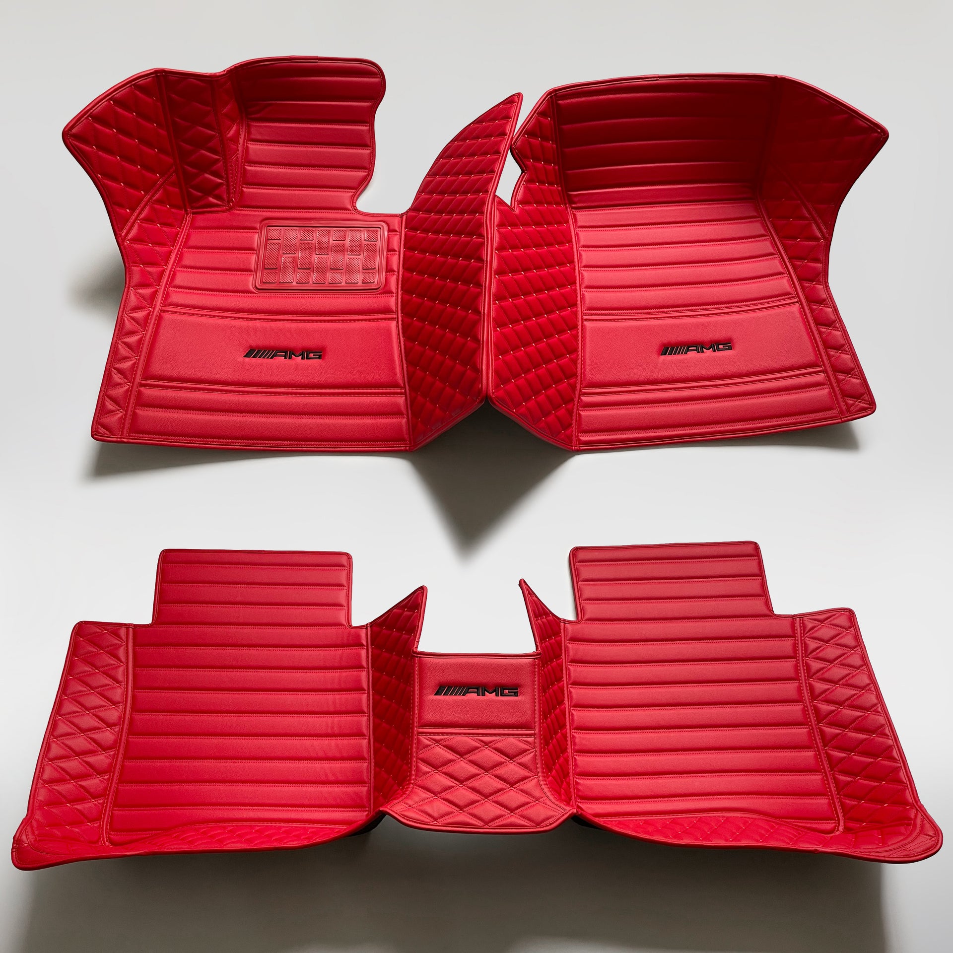 for Benz S Class W223 FLOOR MATS ECO LEATHER Cabin Floor Liner Mat 2021+