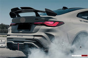 WIDE CARBON BODY KIT for BMW M4 G82/G83 2021+  Set includes:  Front Bumper Wide Fenders Side Skirts Rear Bumper Exhaust Tips