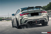 WIDE CARBON BODY KIT for BMW M4 G82/G83 2021+  Set includes:  Front Bumper Wide Fenders Side Skirts Rear Bumper Exhaust Tips