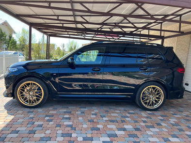 23 inch frozen gold forged wheels on G07 X7