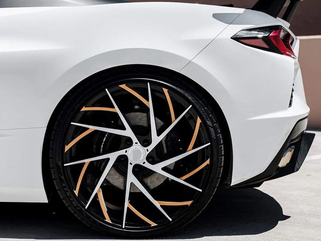 Corvette C8 On RenzoMugello rims