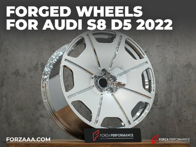 22 INCH FORGED WHEELS RIMS fit for AUDI S8 D5 FACELIFT 2022 custom fit OEM A8 L HORCH