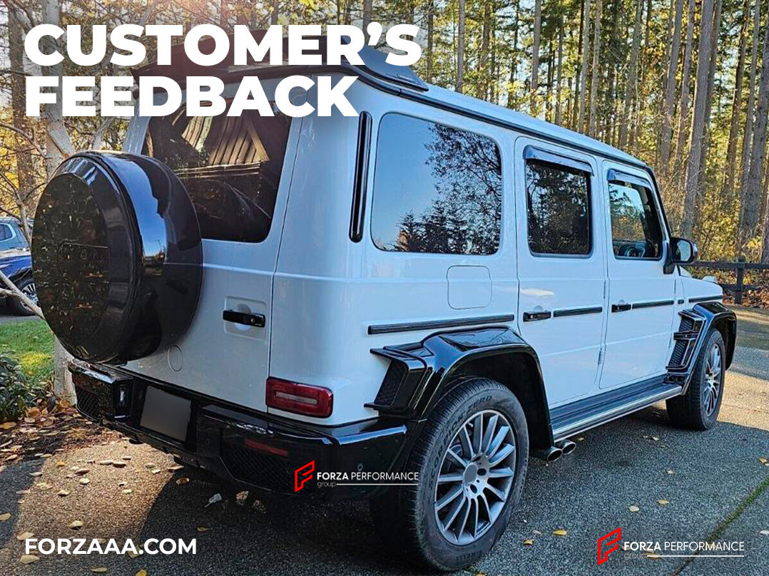 BODY KIT for MERCEDES BENZ G CLASS W463A W464 G63 AMG: Customer's Feedback
