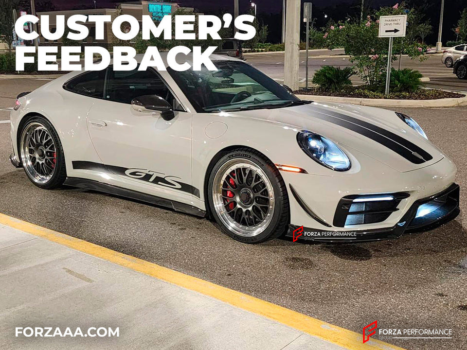 BODY KIT for PORSCHE 911 992.1 GTS 2021 - 2024: Customer's Feedback