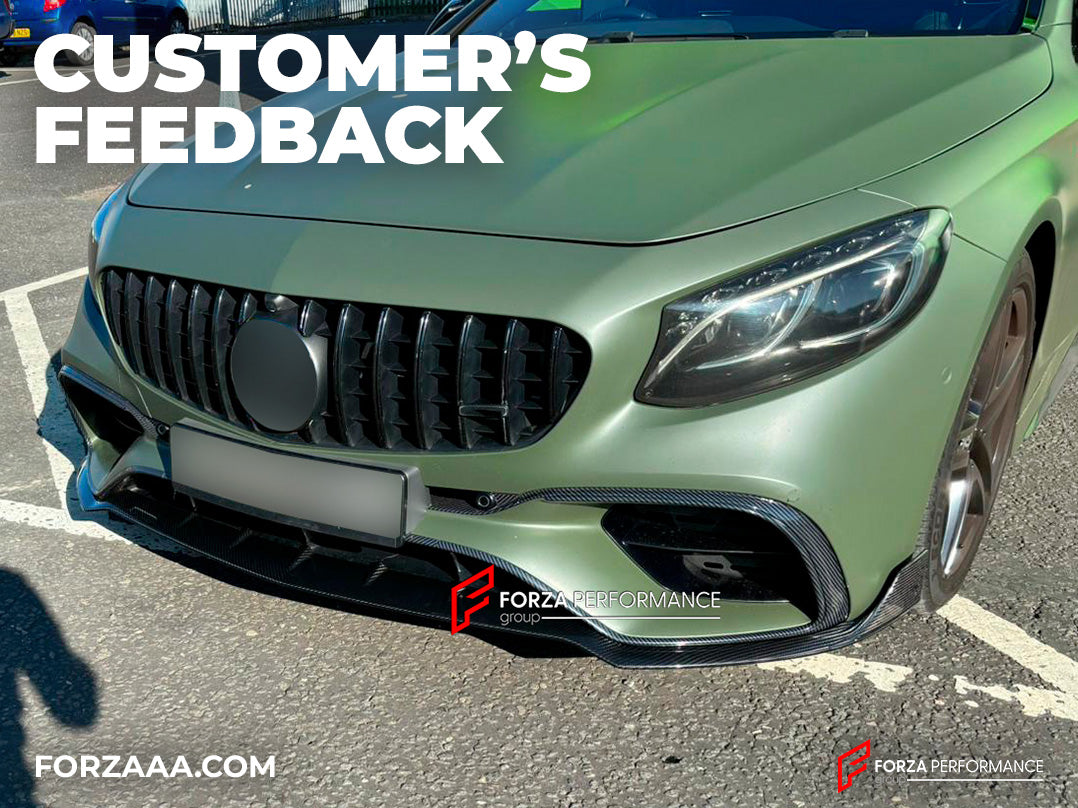 CARBON BODY KIT for MERCEDES BENZ AMG S63 COUPE C217 FACELIFT 2018 - 2021: Customer's Feedback