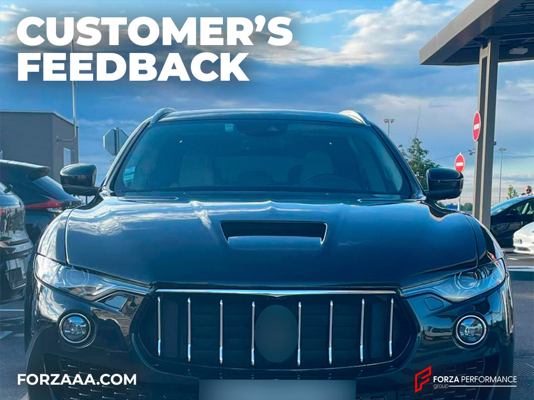 CARBON HOOD BONNET for MASERATI LEVANTE M161 2016 - 2020: Customer's Feedback