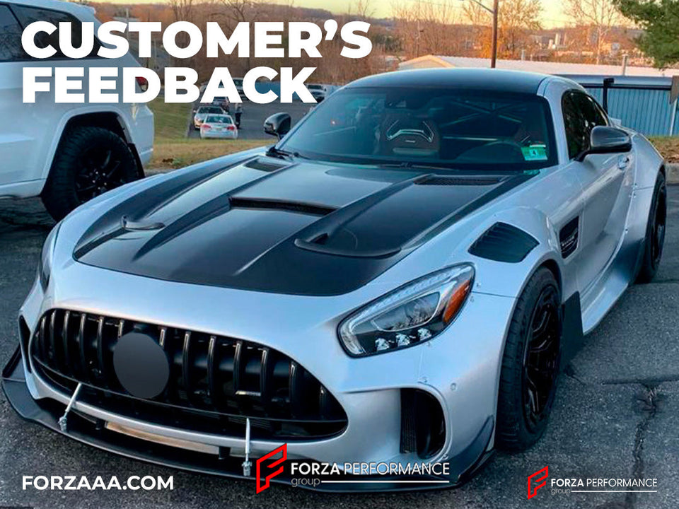 CARBON HOOD BONNET for MERCEDES BENZ C190 AMG GT 2014 - 2023: Customer's Feedback
