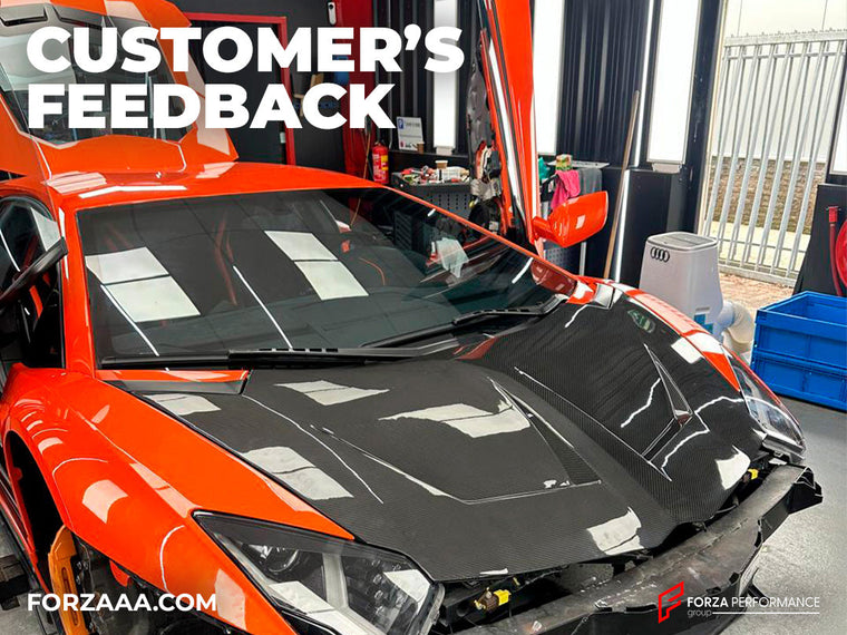 CARBON PARTS for LAMBORGHINI AVENTADOR: Customer's Feeback