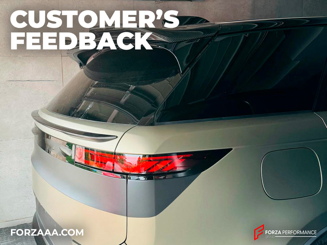 CARBON ROOF AND REAR SPOILER for LAND ROVER RANGE ROVER SPORT L461 2022+:Customer's Feedback