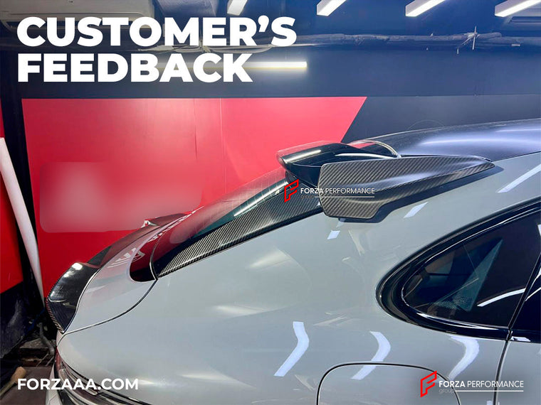 CARBON SPOILERS for PORSCHE CAYENNE 9Y 2019 - 2023: Customer's Feedback
