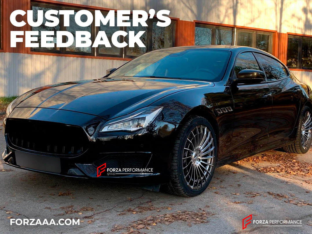 CONVERSION BODY KIT for MASERATI QUATTROPORTE M156 2013 - 2016 UPGRADE to M156 FACELIFT 2017 - 2022 TROFEO PERFOMANCE: Customer's Feedback