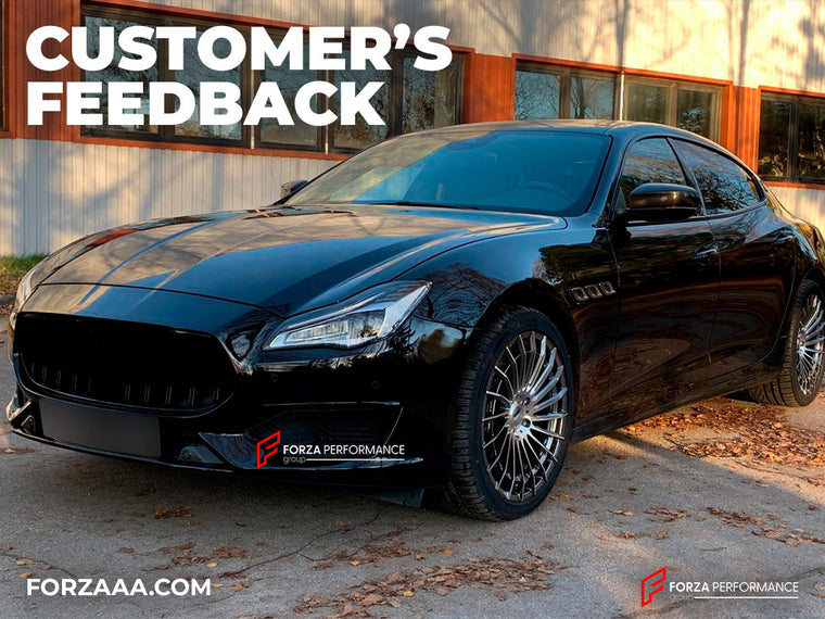CONVERSION BODY KIT for MASERATI QUATTROPORTE M156 2013 - 2016 UPGRADE to M156 FACELIFT 2017 - 2022 TROFEO PERFOMANCE: Customer's Feedback