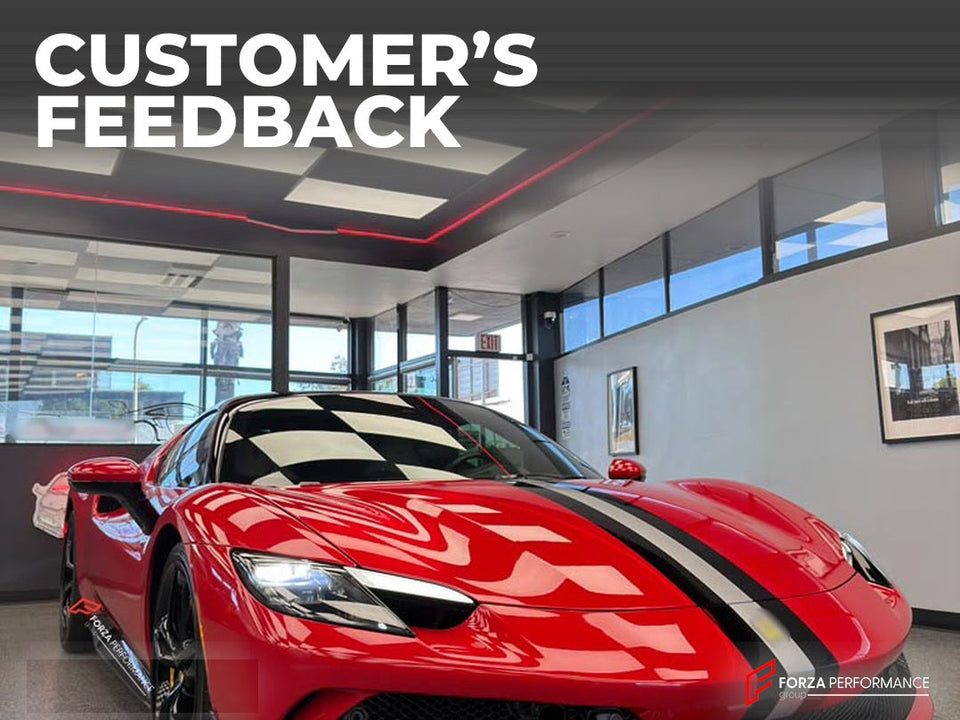 DRY CARBON REPLACEMENT BODY KIT for FERRARI 296 GTS GTB