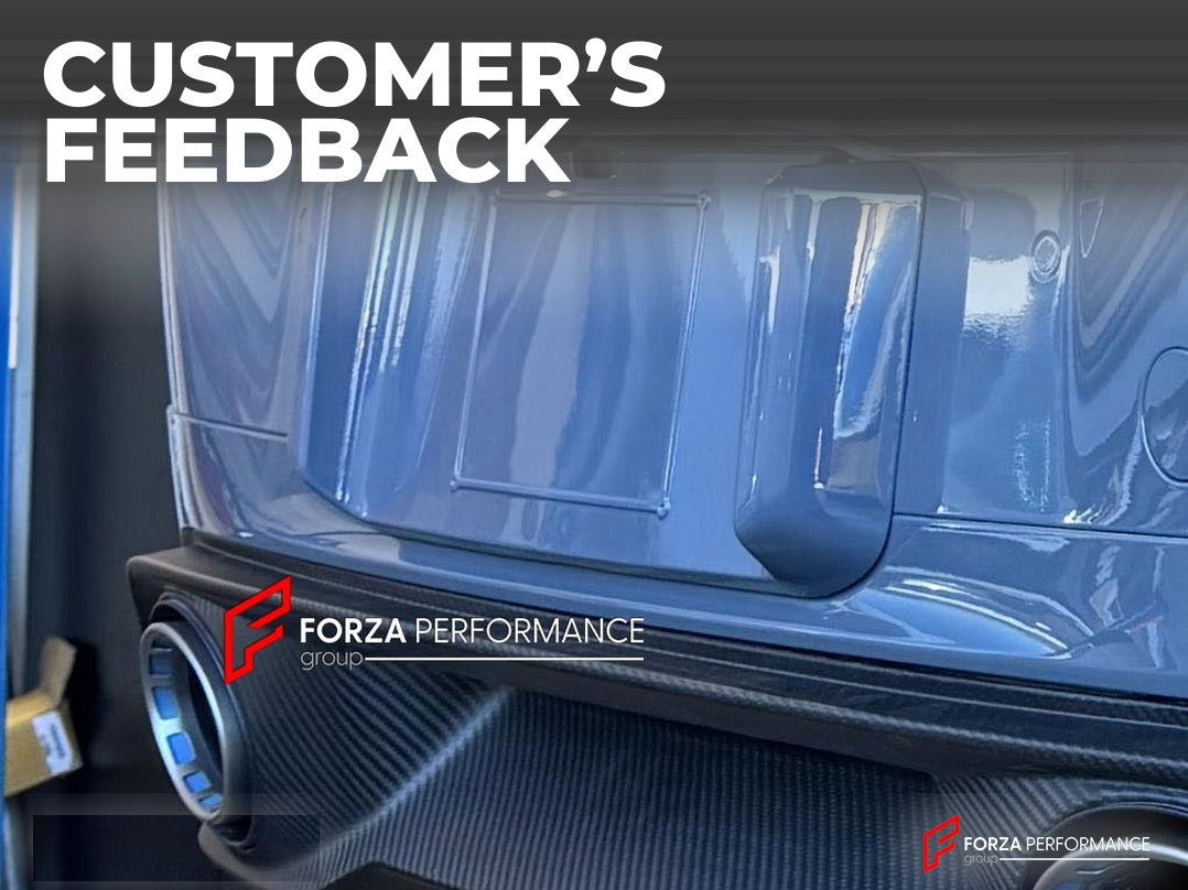 DRY CARBON REPLACEMENT REAR DIFFUSER for PORSCHE 911 992.2 CARRERA 2025+