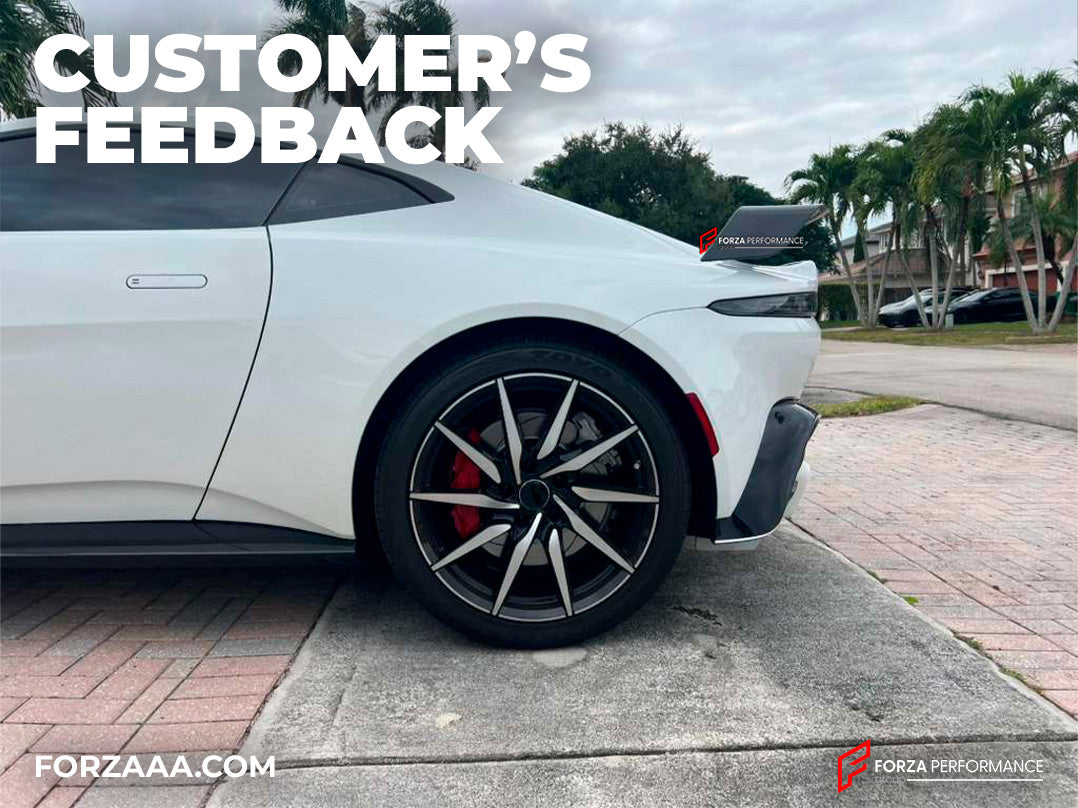 DRY CARBON WING SPOILER for ASTON MARTIN VANTAGE AM6 2019: Customer's Feedback