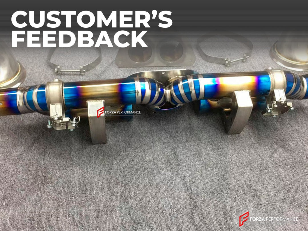 EXHAUST SYSTEM for PORSCHE 911 992 GT3 RS 2019+