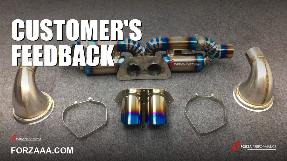 EXHAUST SYSTEM for PORSCHE 911 992 GT3 RS 2019+ | Customer's Feedback