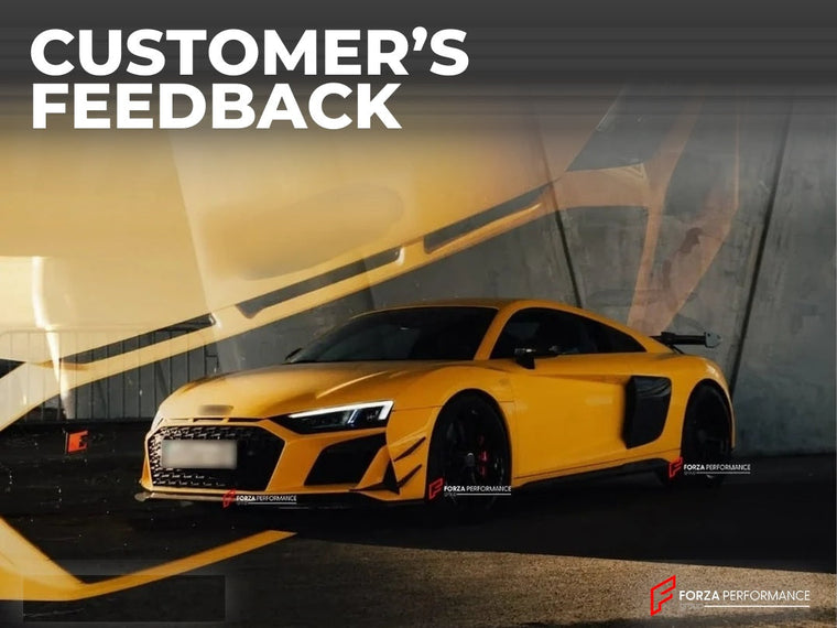 FORGED WHEELS and DRY CARBON BODY KIT for AUDI R8 4S 2022
