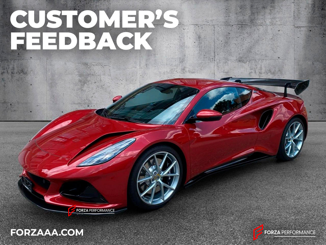 GT4 STYLE CARBON BODY KIT for LOTUS EMIRA 2022+: Customer's Feedback
