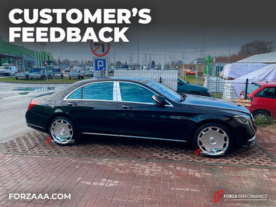 Forged Wheels for MERCEDES MAYBACH S CLASS W222 2014: Customer's Feedback